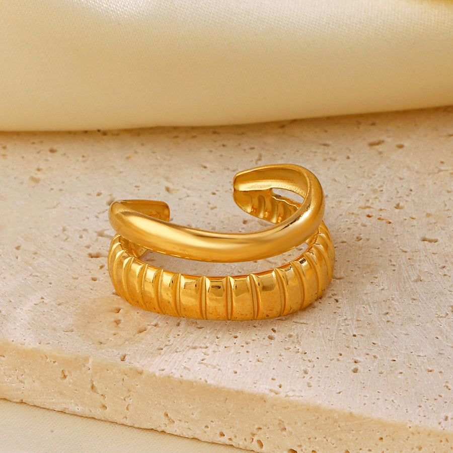 Duo Drama Adjustable Ring