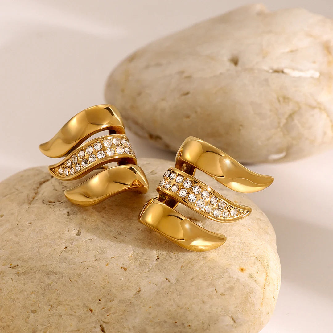 Glow Getter Rhinestone Earrings