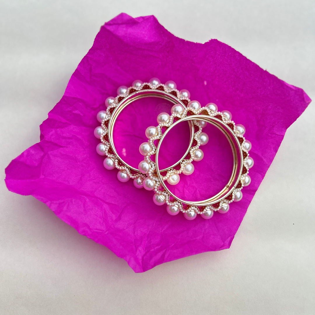 Set of 2 Khushi Pearl Bangles