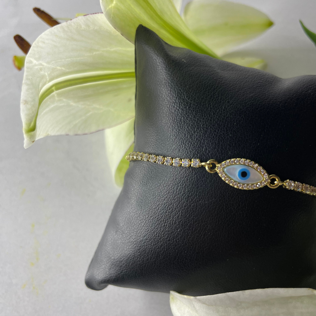 Luna Golden Evil Eye Bracelet
