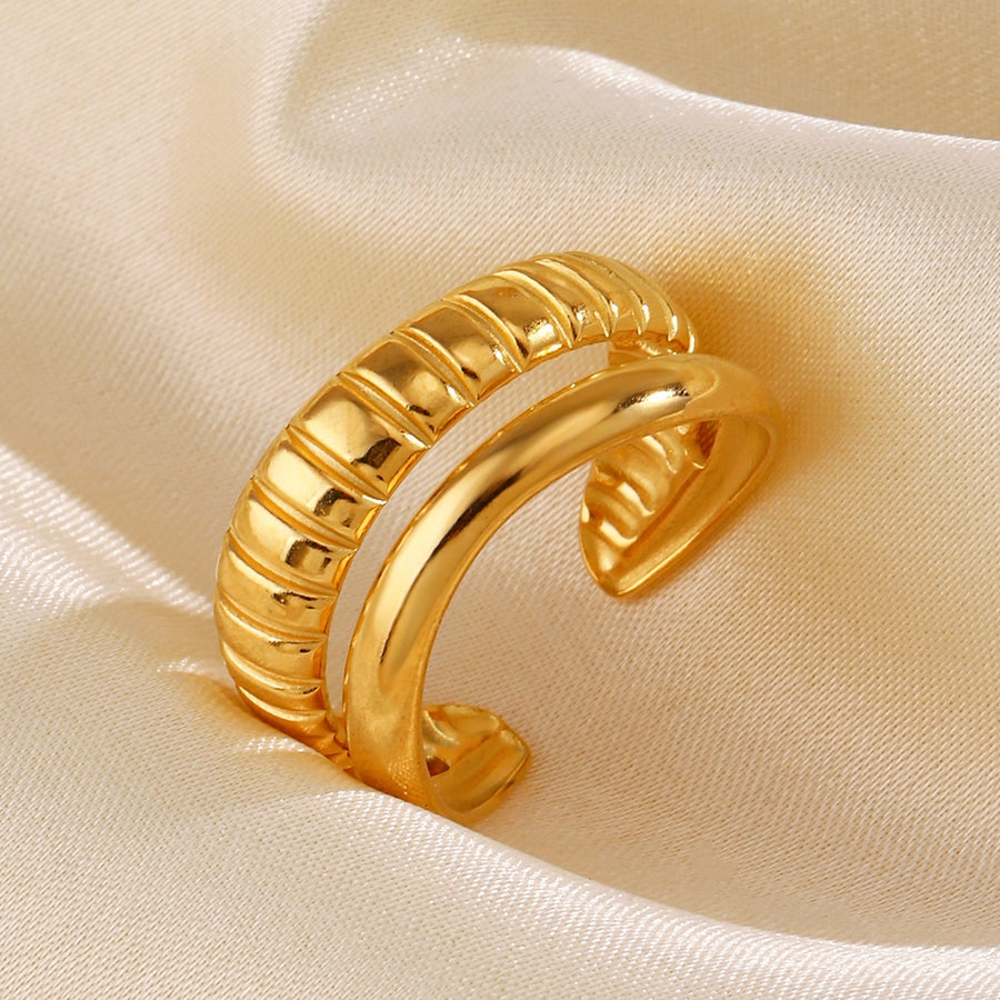 Duo Drama Adjustable Ring