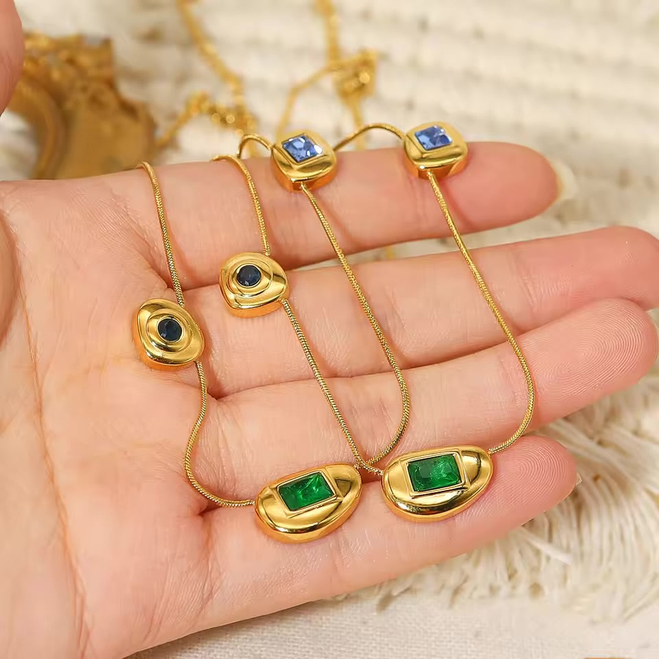 Aarohi Colorplay Stones Necklace