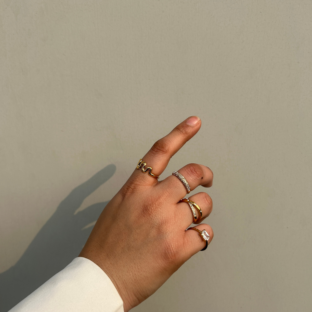 Radiant Solitaire Promise Ring