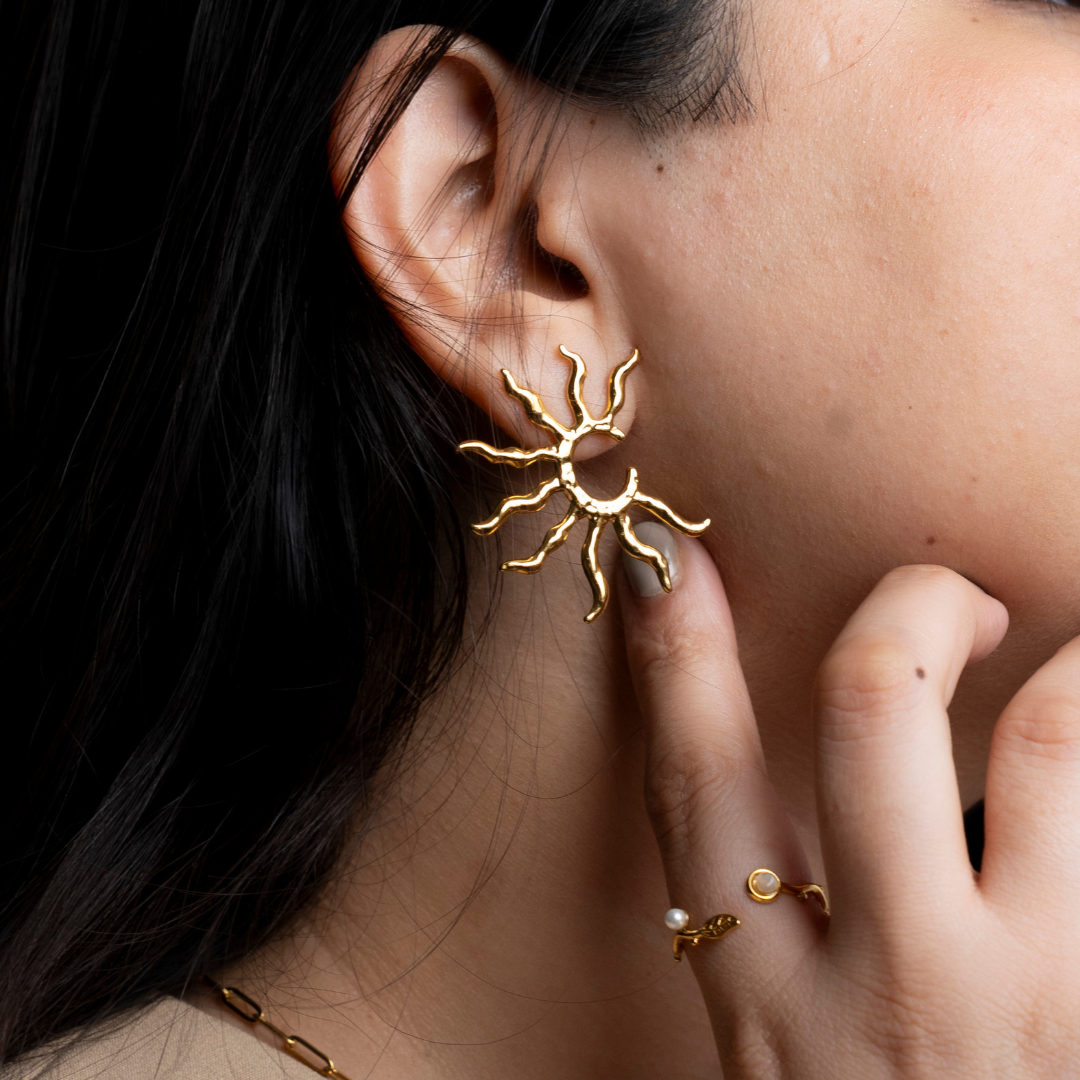 Golden Hour Stud Earrings