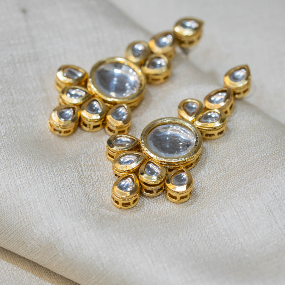 Firdaus Kundan Drop Earrings