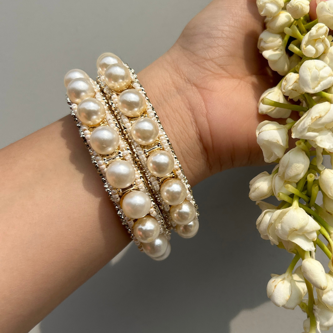 Set of 2 Khushi Pearl Bangles
