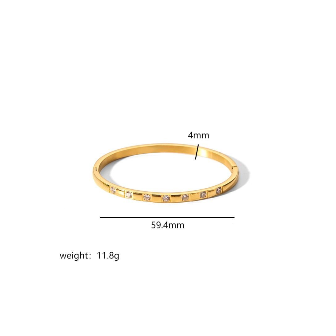 Minimal Everyday Wear Zircon Bracelet