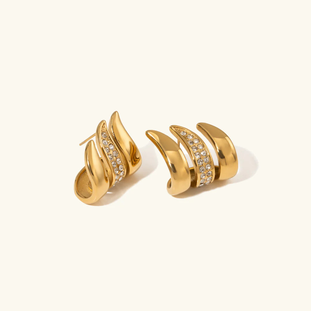 Glow Getter Rhinestone Earrings