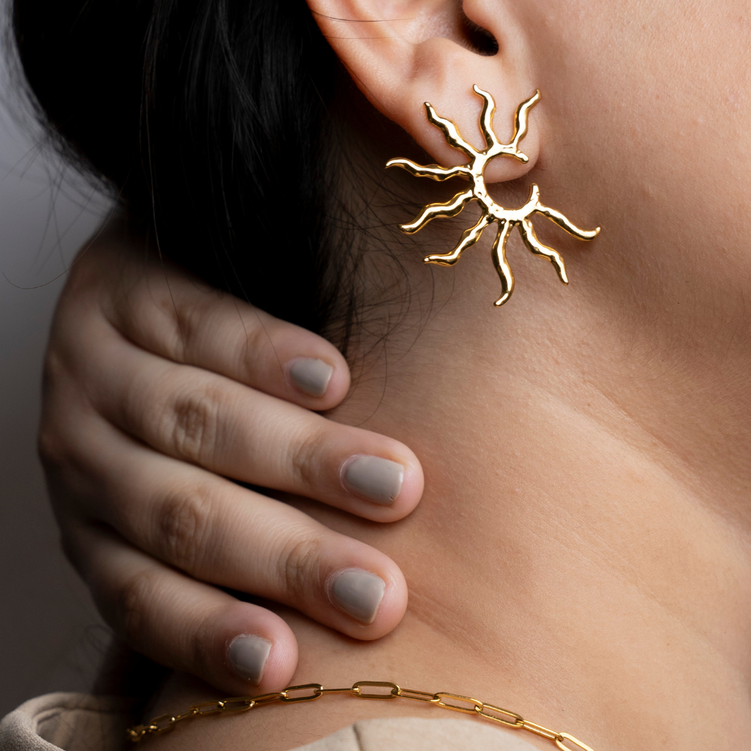 Golden Hour Stud Earrings