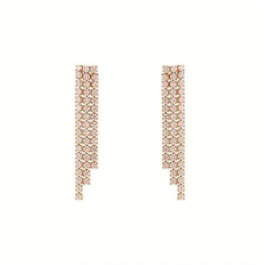 Zinal Zircon Dangler Party Earrings