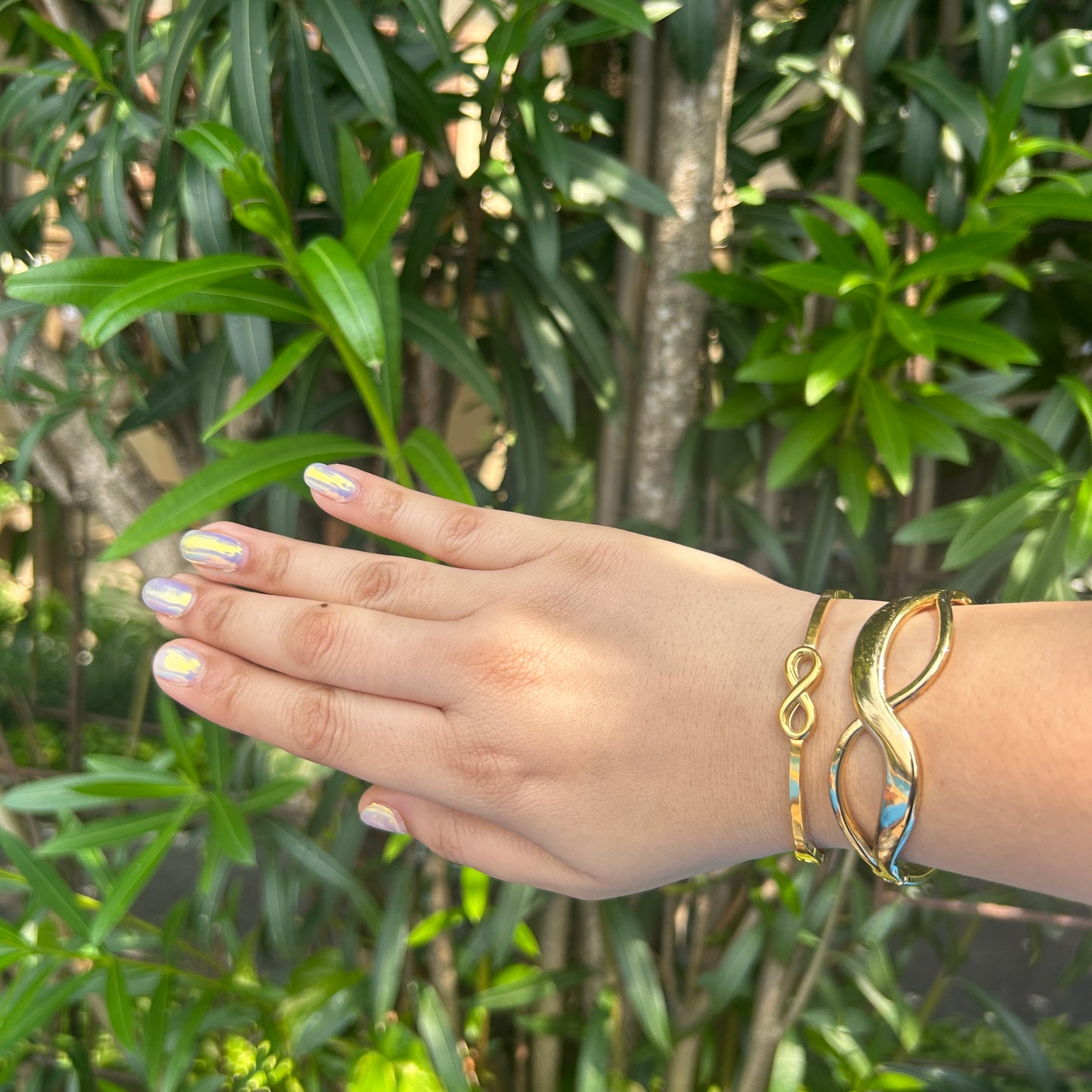 Infinity Wave Chunky Bracelet