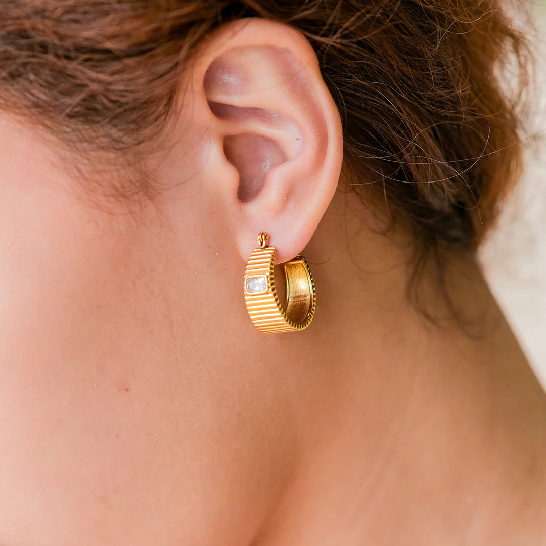 Timeless Edge Hoops