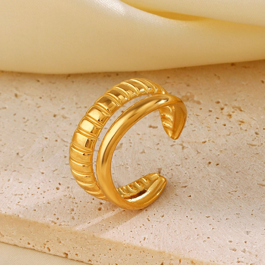 Duo Drama Adjustable Ring