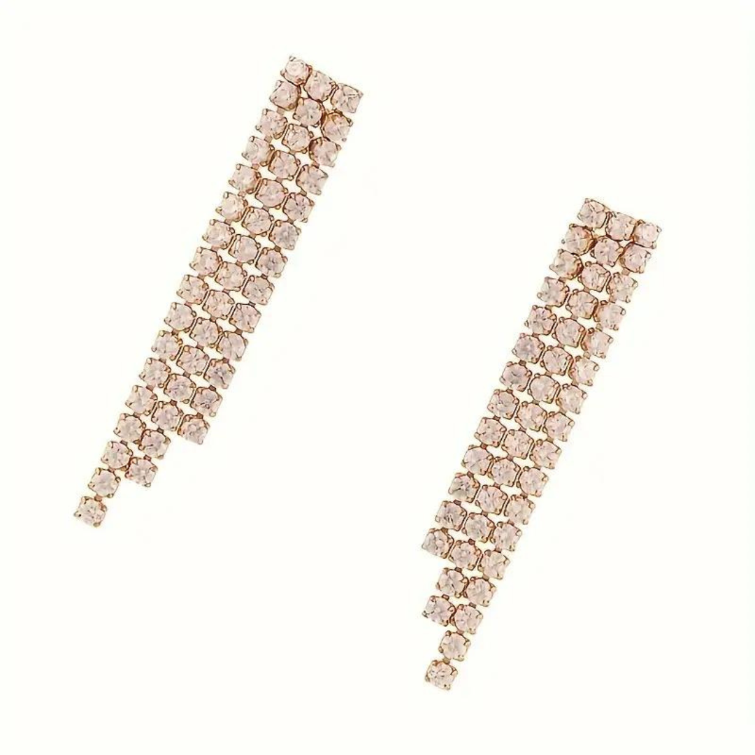 Zinal Zircon Dangler Party Earrings