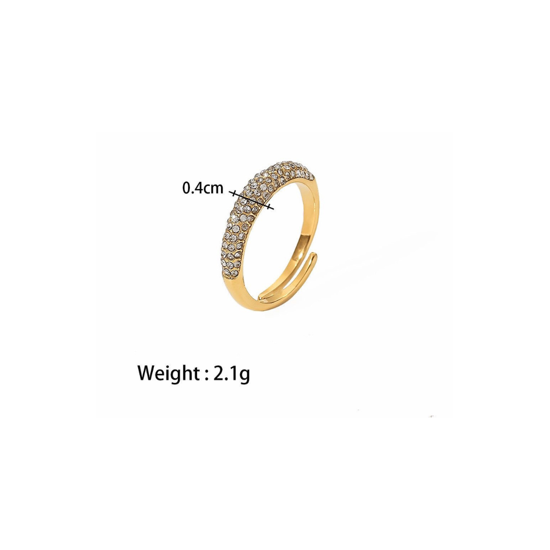 Aurora Elegance Adjustable Ring