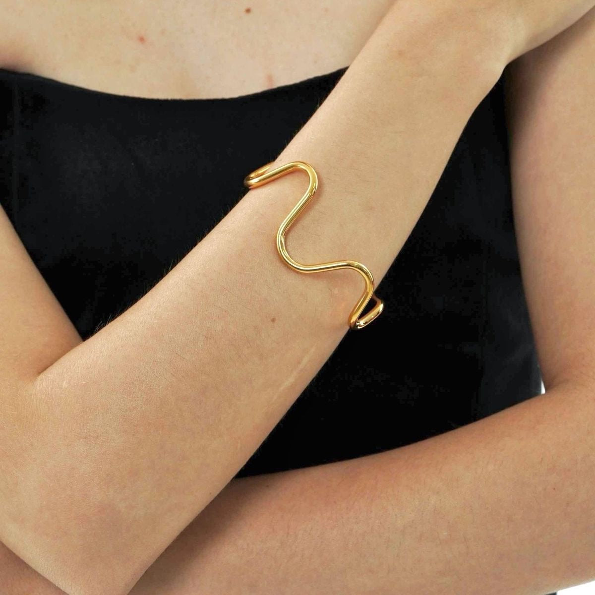 Wavy Cuff Bracelet