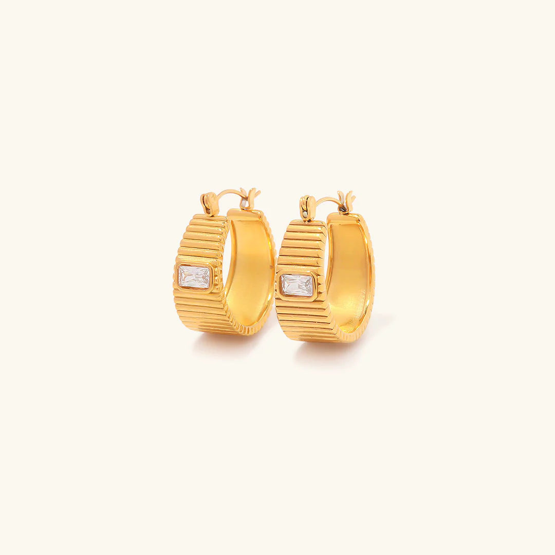 Timeless Edge Hoops