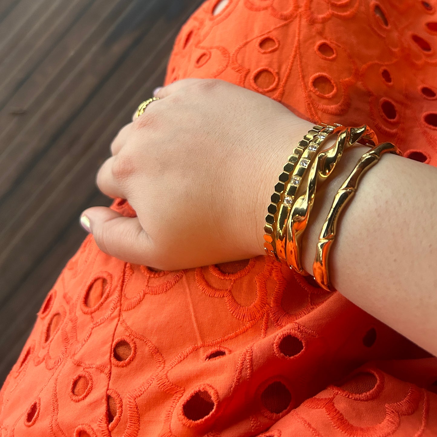 Bamboo Bangle Bracelet