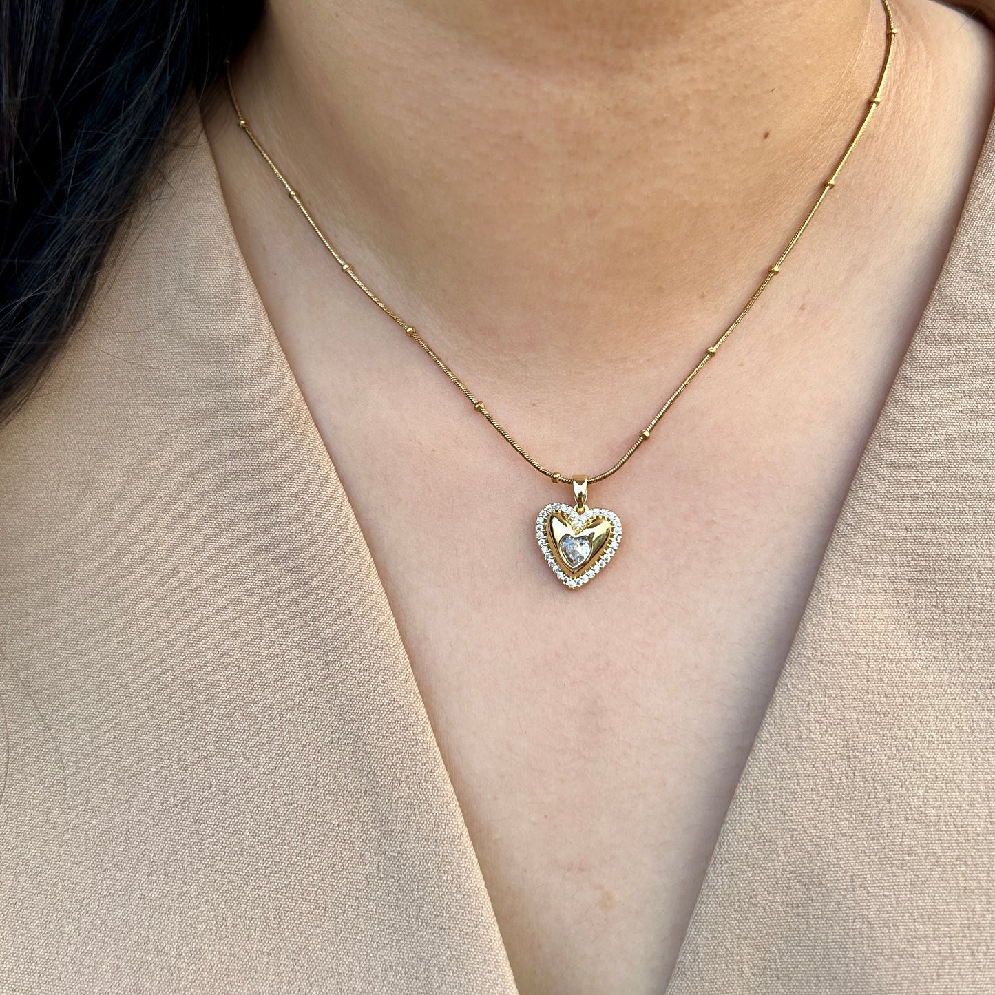 Esme Heart Necklace