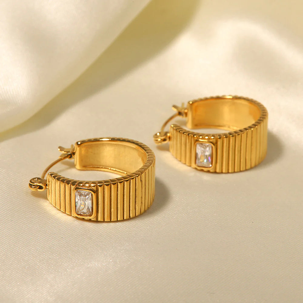 Timeless Edge Hoops