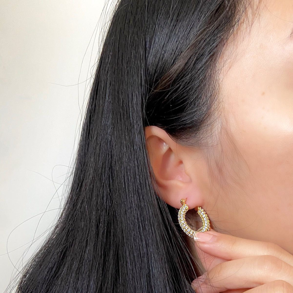 Ira Bling Hoop Earrings