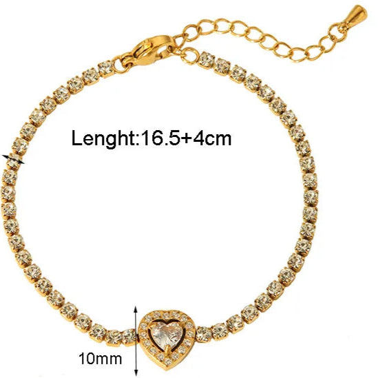 Shanvika Heart Bracelet