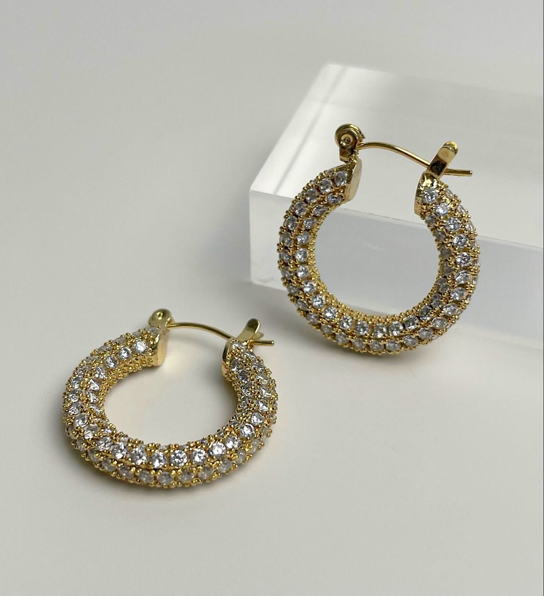 Ira Bling Hoop Earrings