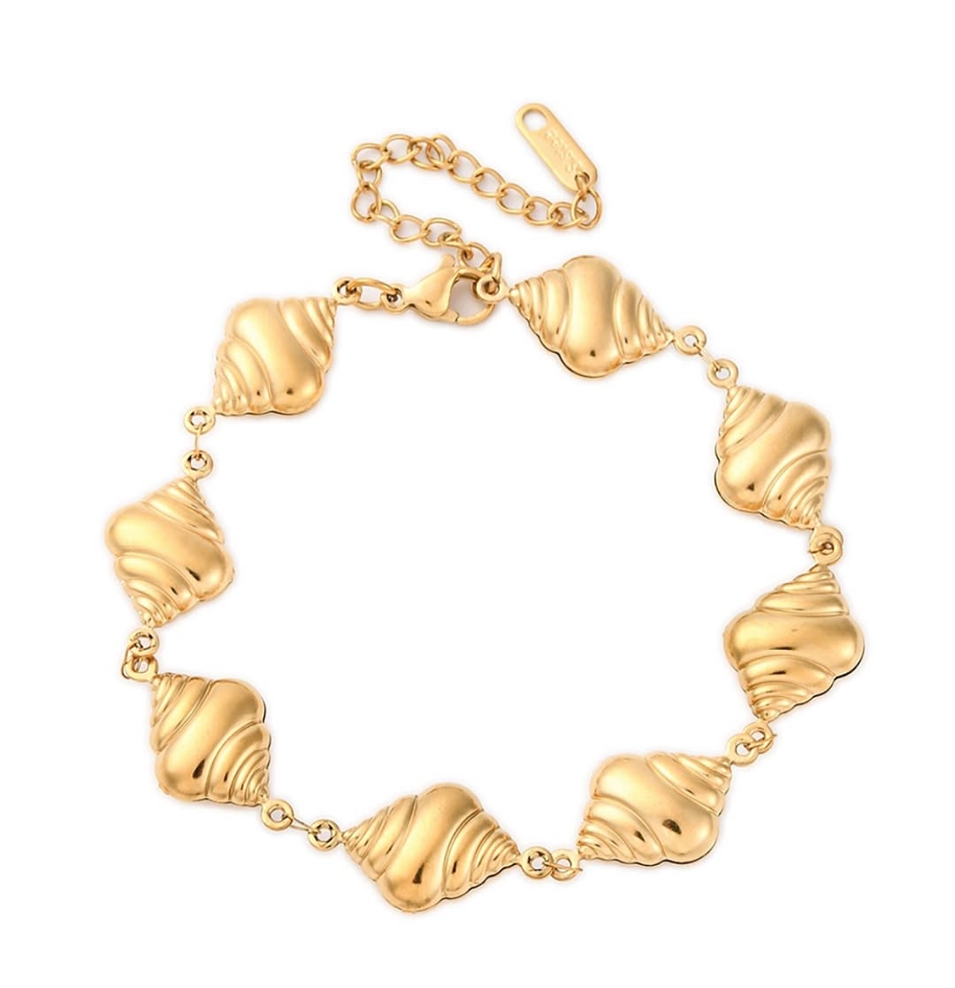 Sun-Kissed Shells Bracelet