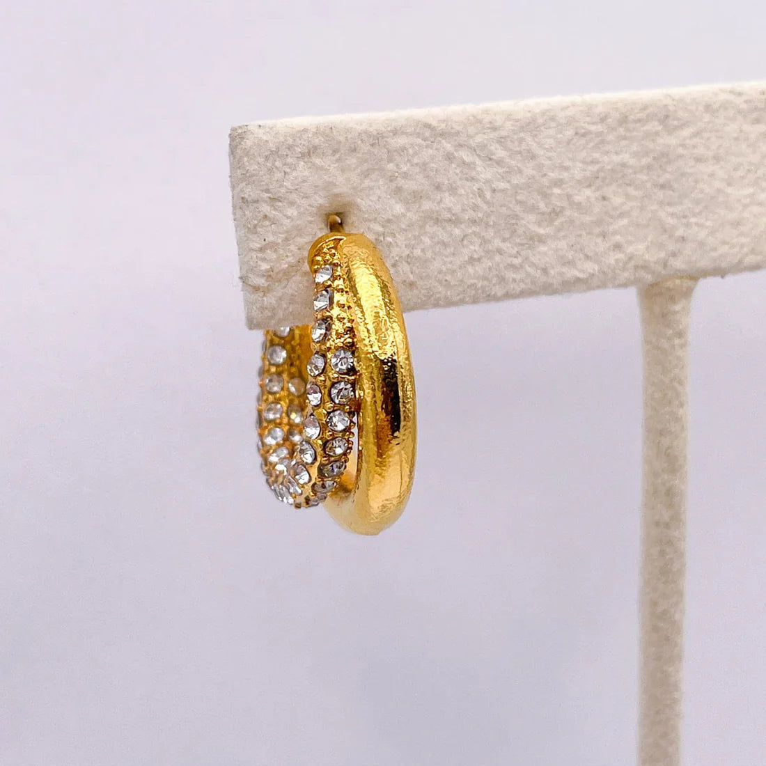 Luna Glow Crystal Hoops