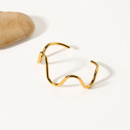 Wavy Cuff Bracelet
