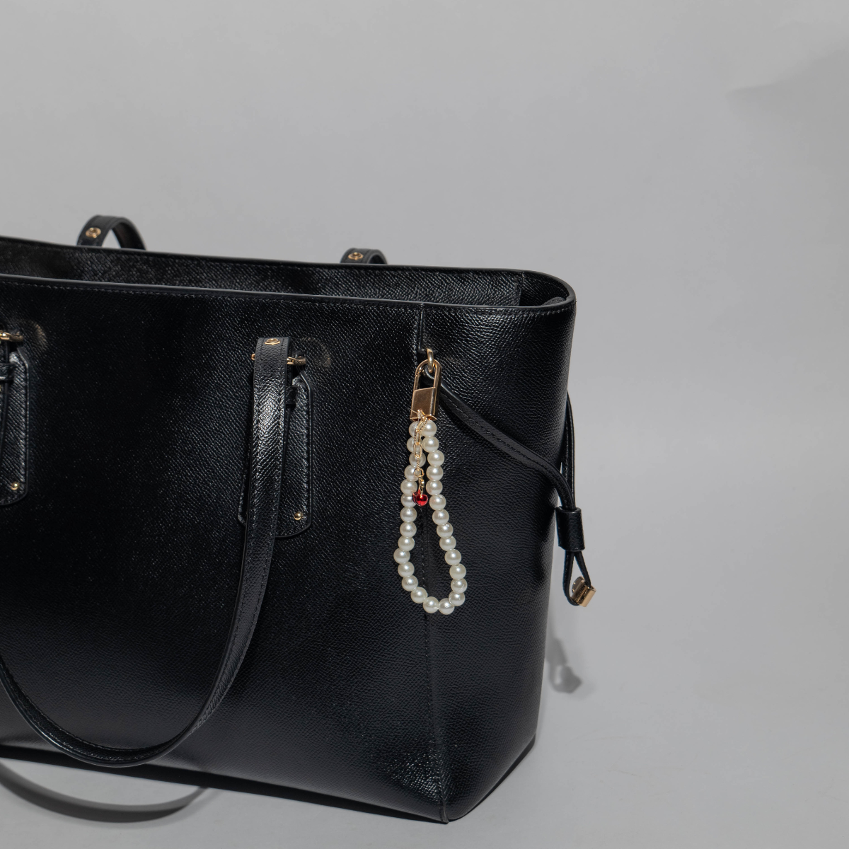 Cherry & Pearl Elegance Bag Charm