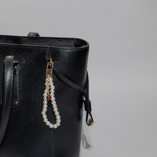 Cherry & Pearl Elegance Bag Charm