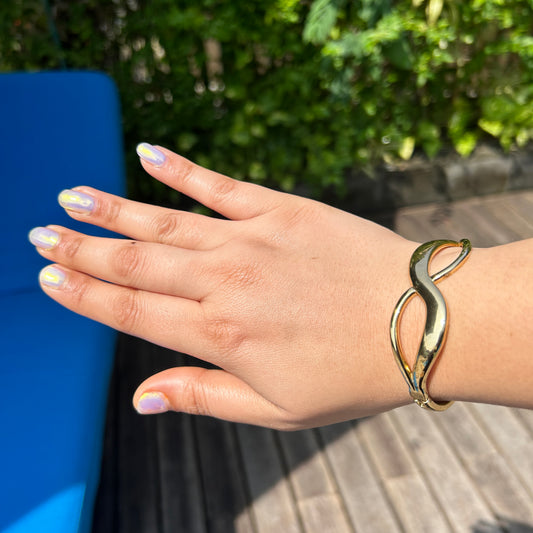 Infinity Wave Chunky Bracelet