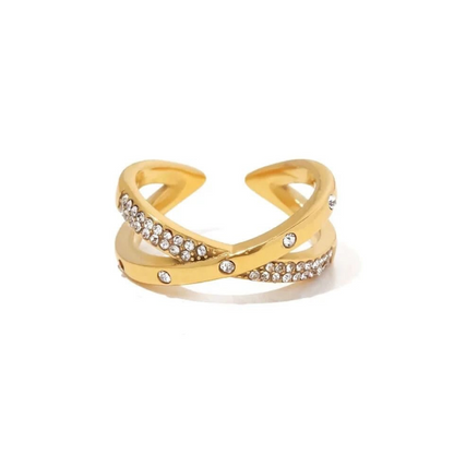 Eternal Glow Criss-Cross Ring