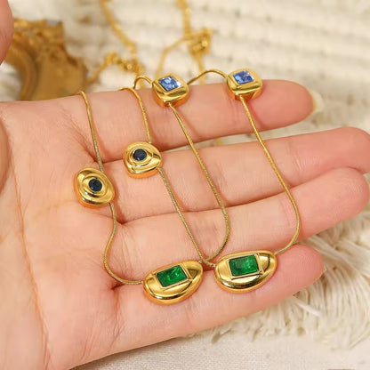 Aarohi Colorplay Stones Necklace