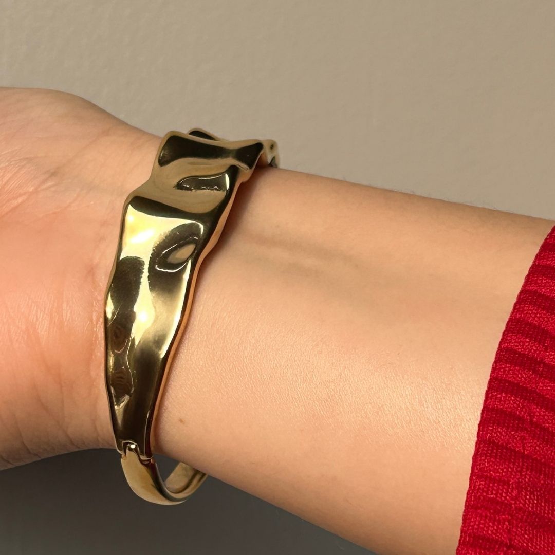 Hope Chunky Wavy Bracelet