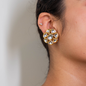 Tarini Kundan Stud Earrings