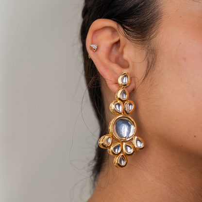 Firdaus Kundan Drop Earrings