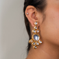 Firdaus Kundan Drop Earrings