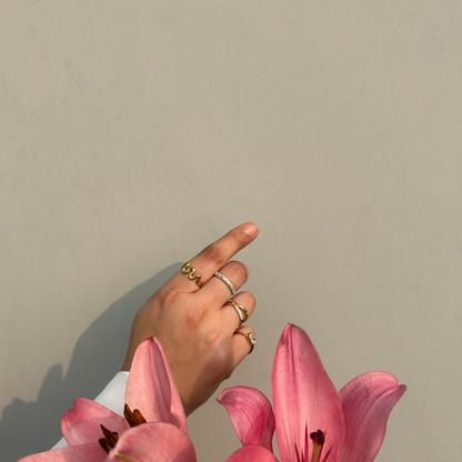 Wavy Gold Ring