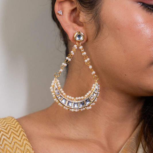 Athira Moon Drop Earrings