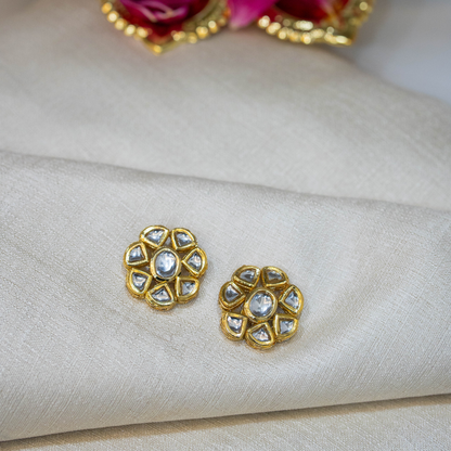 Tarini Kundan Stud Earrings