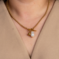 The Soft Escape baroque pearl charms necklace