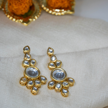 Firdaus Kundan Drop Earrings