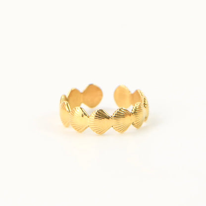 Shell Whisper Adjustable Ring