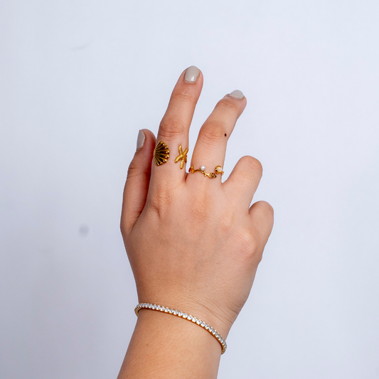 The Starlit Stretchable Tennis Bracelet