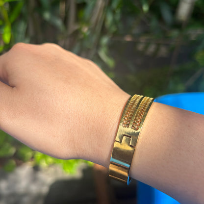 Leah Intricate and Bold Bracelet