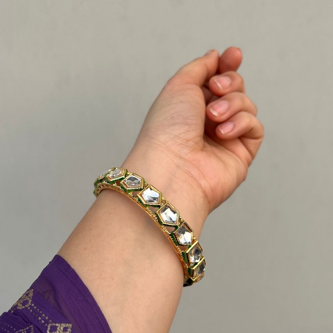 Set of 2 Indira Kundan Bangles