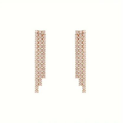 Zinal Zircon Dangler Party Earrings