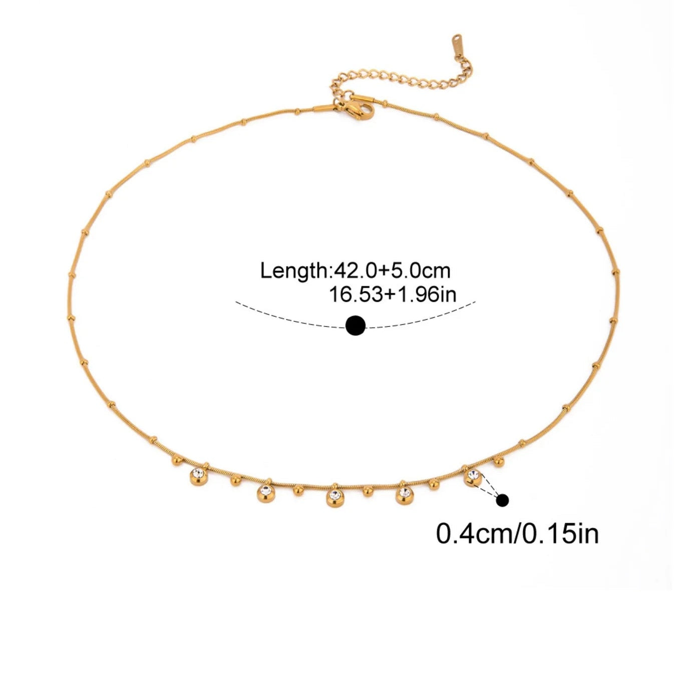 Everyday Glimmer Charms Necklace